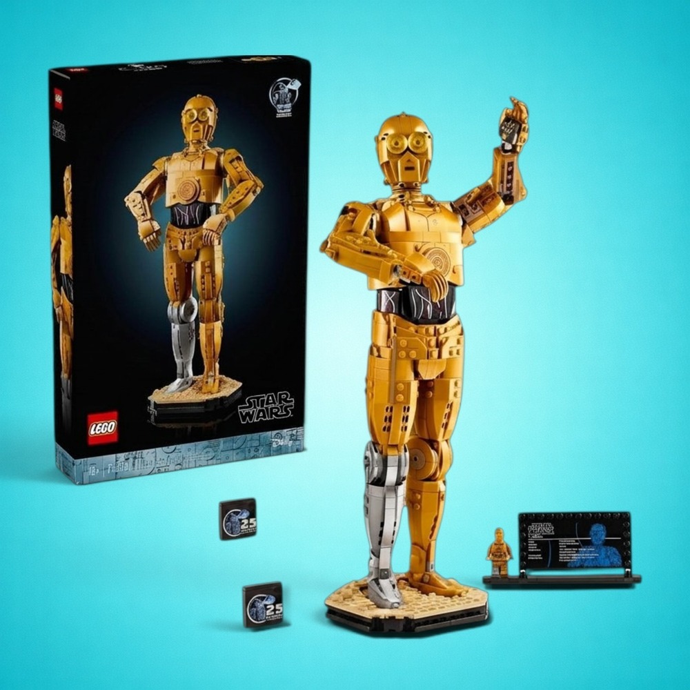 New 25th Anniversary LEGO Star Wars: C-3PO LEGO Set, 1138 pieces